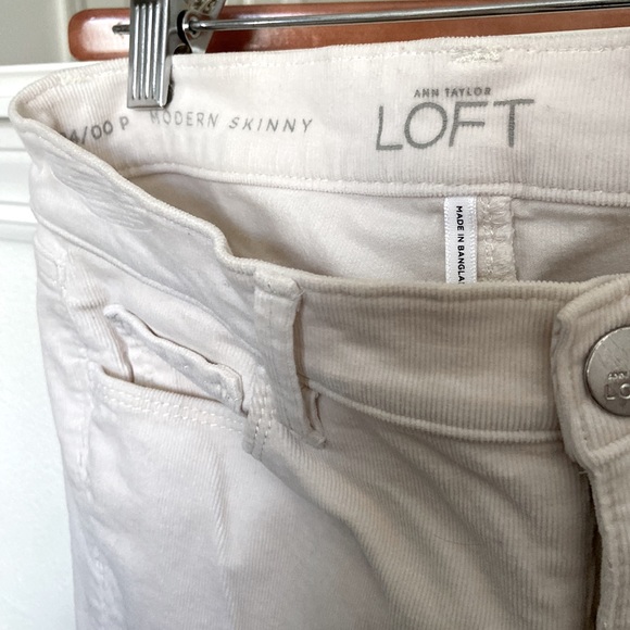 LOFT modern skinny corduroy jeans - Picture 2 of 4